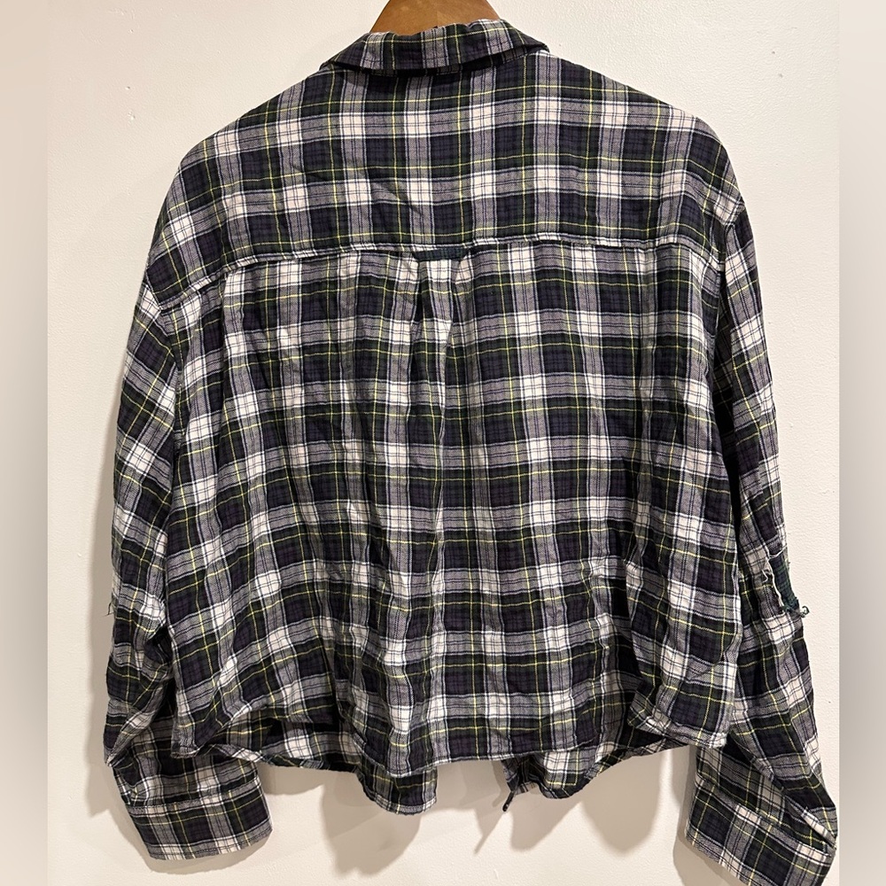 AMERICAN EAGLE Cotton Blend Plaid Button Up Size XL - Picture 2 of 5